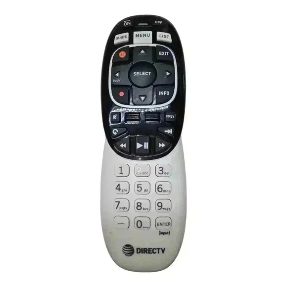 Directv READ RC73 Remote Control White Phone Lighted Tested Works - Picture 1 of 11